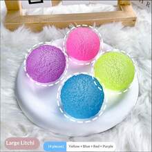 1个2026新款麦芽糖挤压玩具，减压慢回弹球，办公减压小工具，舒缓情绪，节日、生日礼物，完美礼物 - 彩色 - 查看 8