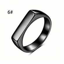 Women's Custom Square Bar Ring - Personalized Name/Date Engraved Minimalist Ring - Exquisite Jewelry Gift, Suitable For Girlfriend, Wife, Mother, Perfect For Anniversary, Valentine's Day, Wedding Gift - Multicolor - View 6