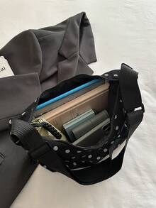 Large Tote Bag For Women, New Fashion Design Shoulder Bag, Chic Casual Handbag - Black - View 4
