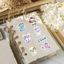50 miếng dán trang trí hình hoạt hình dễ thương, phong cách retro, hình vẽ người bơi lội, dùng để trang trí ốp điện thoại, hành lý. - 50 vận động viên bơi lội - Xem 9