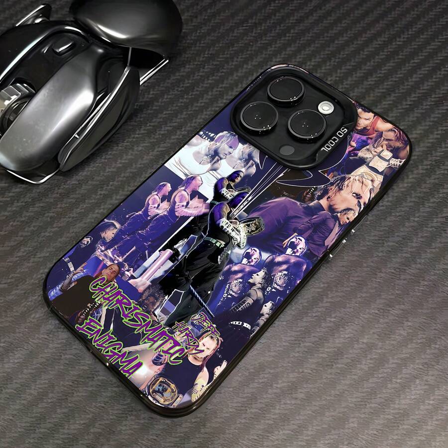 Tema musical de lucha libre de los Hardy Boyz, el enigma púrpura.funda de teléfono Fundas compatibles con ,Apple,VIVO,OPPO,,, y Honor.Fabricadas en silicona TPU,ofrecen protección contra golpes y caídas. - Negro - Ver 1