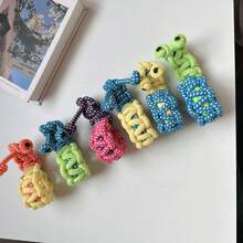Đồ chơi móc dây xích hình ốc sên dễ thương cho chó, làm từ chất liệu cotton dệt bền chắc, đồ chơi kéo co tương tác phù hợp cho chó con cỡ vừa và nhỏ, đồ chơi giúp làm sạch răng cho thú cưng. - Màu sắc tùy ý - Xem 9