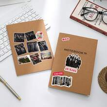 60张贴纸，ARIRANG粉丝周边商品，ARIRANG贴纸，RM、J-HOPE、JIN、JIMIN、V贴纸，笔记本电脑、手机、行李箱、杯子装饰贴纸，汽车贴纸，DIY剪贴簿贴纸，精美装饰品，生日礼物 - 彩色 - 查看 9