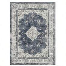Retro Floor Mat, Green, Rectangular, Suitable For Living Room, Bedroom And Kitchen Decoration - C - View 12