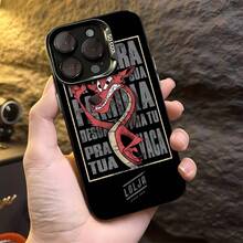 Diseño grunge desgastado del dragón rojo de Mushu.funda de teléfono Fundas compatibles con ,Apple,VIVO,OPPO,,, y Honor.Fabricadas en silicona TPU,ofrecen protección contra golpes y caídas. - Negro - Ver 4