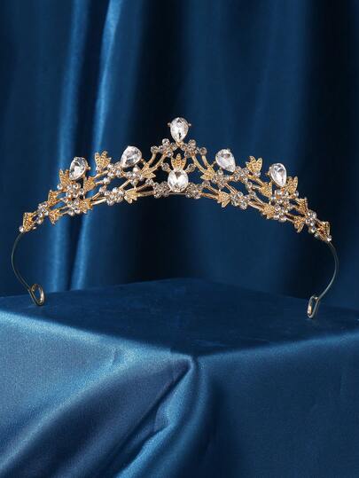 女士水晶头饰，婚礼头饰和皇冠，公主皇冠发饰，生日派对发饰，新娘水钻圣诞头带