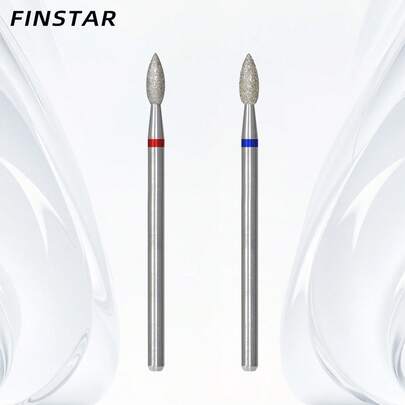 Mũi khoan móng tay kim cương hình nón 3/32" – Độ nhám mịn vừa phải, dụng cụ loại bỏ biểu bì kiểu Nga, mũi khoan điện để loại bỏ da chết, làm sạch bụi bẩn dưới móng, tạo hình và chuẩn bị móng, dụng cụ làm móng tay móng chân.
