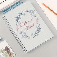 A5螺旋笔记本，160页厚纸塑料涂层硬封面螺旋笔记本，5.71x8.39英寸，适合记笔记，学校和办公用品 - A5橫線本 - 查看 3