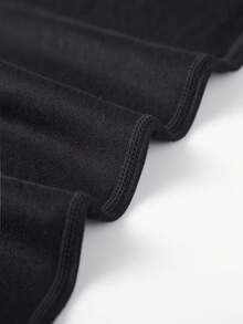 1pc Men's Sports Pants, 4-Season Fitness 2 In 1 Pants, Anti-Exposure, Elastic Lining With Pockets, Running Print - Black - View 6