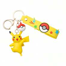 pokemon 宝可梦系列钥匙扣，官方授权宝可梦玩偶，胖丁、喵喵、正电拍拍、负电拍拍动漫手办挂件玩具，完美装饰钥匙和包包，展现你的热情，适合作为返校季礼物送给朋友，派对礼物，可爱钥匙扣。生日和节日的绝佳礼物。 - 彩色 - 查看 17