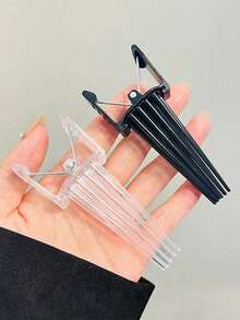 1pc/2pcs/4pcs Anti-Slip Fluffy Bangs Clip, Hair Volumizing Styling Tool For Women & Girls - Multicolor - View 4