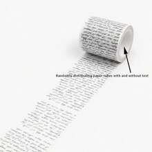 1 Rollo de 800cm Cinta Decorativa Washi de Carta de Amor Vintage Inglesa Material de Collage DIY - carta de amor - Ver 7