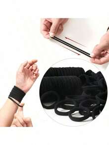 1pc No Heat Curling Headband, Soft Curl Hair Band, No Heat Curling, Sleep Curling, Gentle Hair Care, Suitable For Long Hair, Can Create Big Waves, Gentle Overnight Curling, Soft Satin Sleep Curl Foam, Curling Styling Tool (Black/Blue/Pink), Salon Hair Salon Travel Essential, Home Sleep Bath Decor Daily Soft Hair Care, Hair Accessories - Octopus - View 14