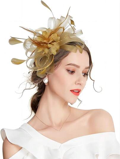 1 pieza Sombreros Fascinators para Mujeres Sombrero Pillbox de los años 20, 30 y 50 Tocado Vintage, Sombrero de Fiesta de Té de Boda, Vacaciones, Viaje
