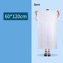 Khăn tắm dùng một lần, đóng gói riêng lẻ, khăn tắm khách sạn bán sỉ, cỡ lớn và dày, tiện mang theo, thích hợp cho tiệm làm tóc và phòng tắm. - trắng - Xem 16