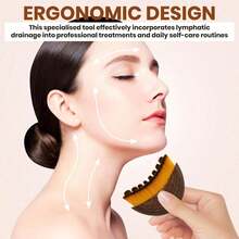 Bộ 2 món massage chăm sóc da mặt - Bàn chải massage dẫn lưu bạch huyết vùng mặt, bảng Gua Sha hình trái tim bằng thép không gỉ, bàn chải chà mặt khô, dụng cụ massage dẫn lưu bạch huyết vùng mặt, tạo hình vùng mặt, cằm và đường viền hàm, dụng cụ Gua Sha mặt bằng thép không gỉ. - Xem 7