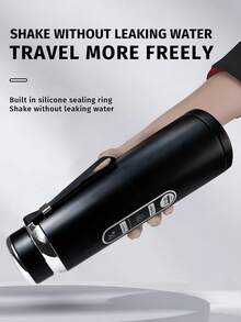 33.81oz Stainless Steel Portable Insulated Cup, Large Capacity Tea Cup Water Bottle For Outdoor Camping Travel - Multicolor - View 2