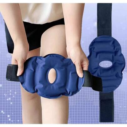 Envoltura reutilizable de hielo para la rodilla, paquete de hielo ajustable para frío/calor, compresa de hielo para la rodilla
