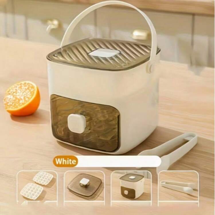 1pc 48-Cavity Double-Layer Tray With Easy-Press Sealed Lid, Silicone Release Tray Plastic; Portable Dust-Proof Ice Storage, Suitable For Homemade Frozen Snacks, Beverages, Cocktails, Kitchen Essential, Summer Must-Have, Practical Gift - Multicolor - View 14