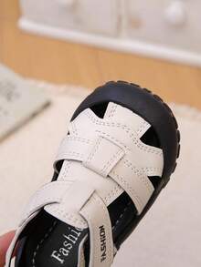 新款婴儿凉鞋，幼儿休闲运动凉鞋 - 米色 - 查看 6