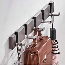 Móc treo quần áo tự động gập gọn, không cần khoan, gắn tường tiện dụng, tiết kiệm không gian, chịu lực tốt, thích hợp cho phòng tắm, lối vào, phòng ngủ, nhà bếp. - Nhiều màu - Xem 2