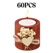 Bộ 1/50/100 chiếc chân nến cưới khắc chữ theo yêu cầu, chân nến giả gốc cây bằng nhựa resin cá nhân hóa, chân nến màu tối và sáng, bộ quà tặng nến cho phù dâu, chân nến trang trí bàn tiệc cưới, ngày lễ, phù hợp cho đám cưới, tiệc tùng, ngày Valentine, kỷ niệm. - Nhiều màu - Xem 12
