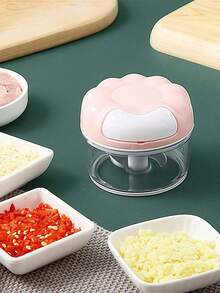 1pc Multi-Functional Manual Garlic Press, Suitable For Seasoning, Meat Cutting And Other Kitchen Tasks - Multicolor - View 2