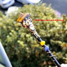 1pc Natural Amethyst Star Magic Wand, Natural Stone Fairy Lucky Gemstone Decor, Witch Wand For Halloween Decoration - Star Scepter - View 14