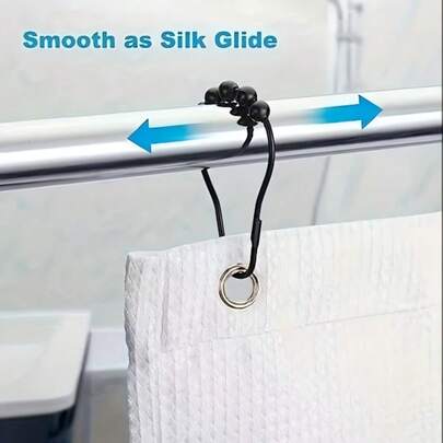 Assorted Lightweight Gourd-Shaped Sliding Hanging Hooks, Convenient For Shower Curtains, Curtains, Clothes, Cosmetic Bags, Pants, Backpacks, Household Items, Kitchen Utensils, Mother's Day Gifts. Suitable For Shower Curtains, Door Curtains, Bead Curtains, Shower Curtain Hooks, Bathroom Accessories. Travel Essential, Holiday Essential For Conveniently Hanging Various Personal Items, Gifts For Women. Waterproof Shower Curtain Hooks, Bathroom Accessories Compatible With Curtain Rods