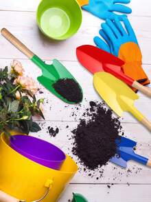 3pcs/6pcs Garden Tool Set, Home Vegetable Planting, Gardening Decor, Cultivator Shovel, Potted Plant Gardening Tools, Delicate Small Shovel, Suitable For Spring Weeding, Gardening Decor, Multi-Function Gardening Shovel, Weeding Tool, Gardening Party, Spring Party, Camping Party - Multicolor - View 3
