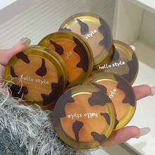 HelloStyle 琥珀色修容腮紅 質地細緻柔滑 顯色自然 提亮氣色 腮紅修容雙用 塑造臉部輪廓 適合補妝與日常妝容 多場合適用 - 彩色 - 查看 5