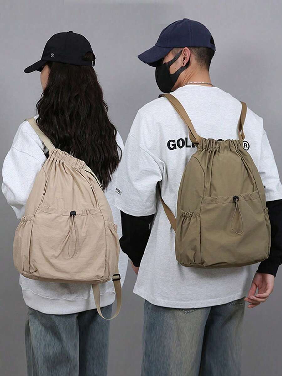 Lightweight Foldable Large Capacity Men's Backpack, Suitable For Outdoor Activities And Commuting, Korean Style, Unisex