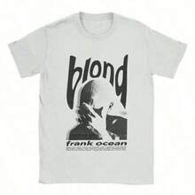 2026Fashion-Franks Rapper Ocean Women Clothing Tee Shirt Homme New In Top Short Sleeve Round Neck Printing Pullover-Shirts Matching Tops,White Tops,Valentines Day Outfit,Mardi Gras,Summer Tops, Women,Valentine Outfits Women,Summer Outfits Women,Graphic Shirts - 白色 - 查看 7