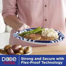 Disposable Plates, Bowls & Cutlery - Blue White - View 4
