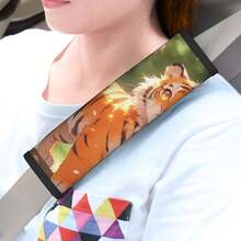 1 miếng đệm vai ghế xe hơi họa tiết động vật, miếng bảo vệ vai thời trang - A - Xem 4