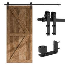 Local Shipping  6 Feet Heavy Duty Sturdy Sliding Barn Door Hardware Kit -Smoothly And Quietly -Easy To Install Fit 36" Wide Door Panel (I Shape Hanger) - J Shape Hanger - View 19