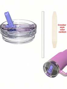 Bình giữ nhiệt 30/40oz có nắp lật tháo rời kèm ống hút, nắp chống rò rỉ, nắp tương thích. - Nhiều màu - Xem 19