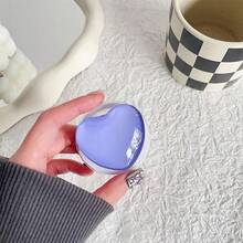 Korea Ins 3D Love Heart Magnetic Griptok Pop Support Phone Grip Holder Socket For Magsafe Ring Expanding Stand Cute Anti-Slip - 紫色 - 查看 2