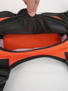 大容量多功能战术背心包，多口袋设计，带反光条，柔软轻便的男士多功能背包 - 彩色 - 查看 8