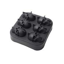 1 Piece Skull-Shaped Silicone Tray With 6 Compartments And A Lid, Square Shape, Large Mold, Whisky Bar Cocktail Ice Maker, Ice Box, For Household Use. - Multicolor - View 14