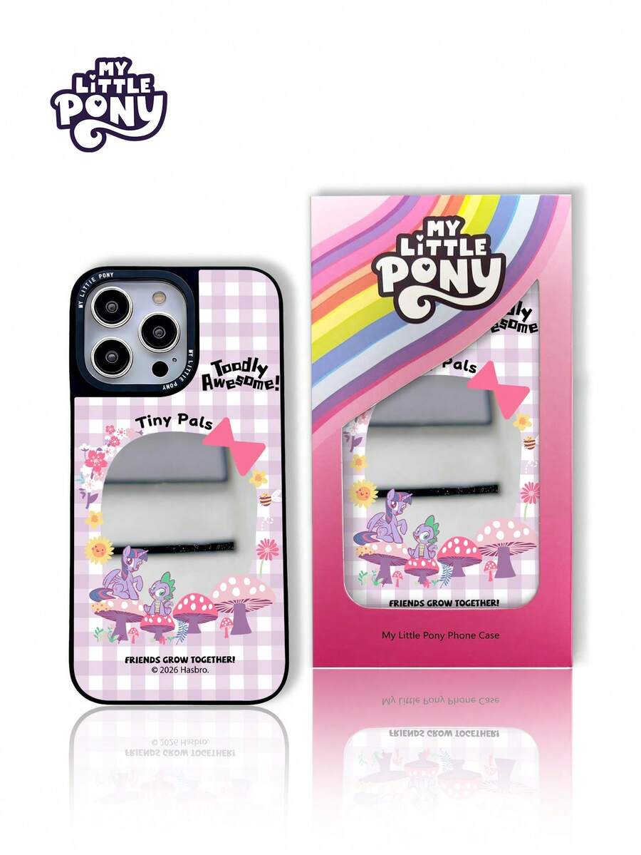 Hasbro MY LITTLE PONY 官方正品镜面手机壳，卡通少女风手机壳，节日礼物手机壳，盒装，兼容苹果 iPhone 17、17 Air、17 Pro、17 Pro Max、11、12、13、14、15、16 Pro、16 Pro Max、14 Plus、15 Plus、16 Plus、15 Pro Max、16 Pro、16 Pro Max - 彩色 - 查看 1