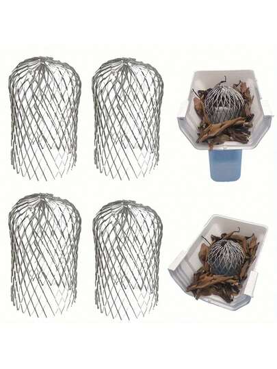 1 pièce Grille de protection de gouttière en aluminium robuste - Protecteurs de feuilles extensibles avec maille, résistant aux obstructions, installation facile à clipser/coller pour une utilisation résidentielle/commerciale