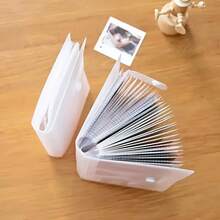 240pcs Transparent Plastic Photo Album, Transparent Storage Book, Can Store Train Tickets, Movie Tickets, Small Cards, Photos, Postcards - Straight Shape Ticket Holder | Simple Layout | Plastic - 1PC - View 5