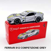 Burago 1:64 比例法拉利 SP3、LaFerrari、SF90、F40、F50、FXXK 合金压铸汽车模型，微型收藏玩具车，逼真展示品 - 彩色 - 查看 12