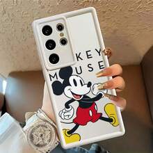 Ốp điện thoại MINISO Disney Mickey Mouse "MICKEY MOUSE" TPU, hình chuột Mickey đang đi bộ, dành cho Samsung S26 Ultra/S26 Edge/S26 Plus/S26/S25 Ultra/S25 Plus/S25/S25FE/S25Edge/S24Ultra/S24Plus/S24/S24FE/S23FE/S23Ultra/S23Plus/S23/S22Ultra/S22Plus/S22/S21Ultra/S21Plus/S21/A15/A16/A17//A23/A24/A25/A26/A33/A34/A35/A36/A52/A53/A54/A55/A56/A71/A72/A73/Quà tặng Giáng sinh cho bạn gái - màu đen - Xem 2