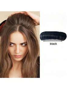 Bộ 4 búi tóc xoăn/1 búi tóc nối, phụ kiện búi tóc cho nữ, tăng độ dày tóc, miếng đệm tóc vô hình, dụng cụ tạo kiểu tóc chịu nhiệt. - Nhiều màu - Xem 11