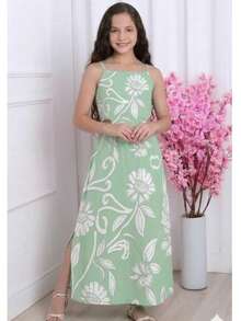 Verde estampada