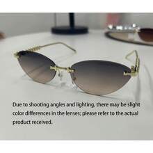 Vacation Casual Polarized Frameless Fashion Fashion Glasses - Multicolor - View 8