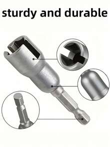 1 cái cờ lê đầu tuýp hình bướm 6.35mm, đầu tuýp lục giác, bộ chuyển đổi đầu tuýp cho dụng cụ điện, tua vít dẹt - nhiều màu - Xem 6