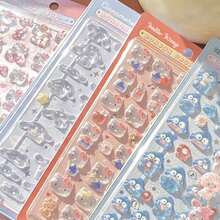 Hasbro 1张日式3D立体卡通动物音乐主题贴纸，趣味十足，引人入胜。 - 均碼 - 查看 2